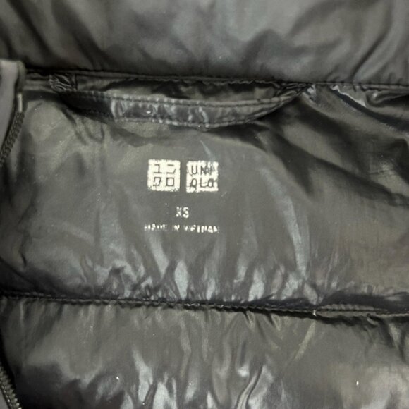 Uniqlo Jacket Mens XS Black Lightweight Quilted Down Puffer Full Zip Outdoor - Picture 6 of 9